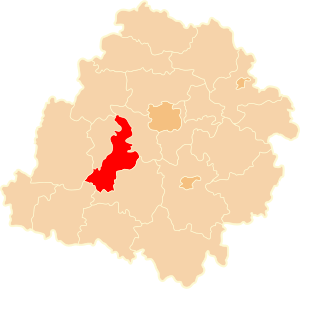 Łask County County in Łódź, Poland