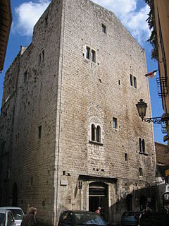 Gottifredo Palace medieval civilian building in the Lazio Region of Italy