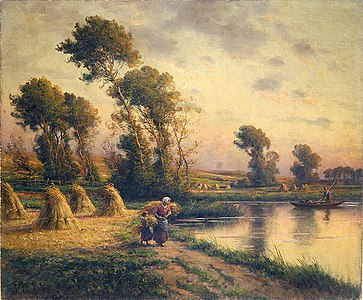 Paysage rural - Heule su toéle, 1893, Dahesh Museum of Art, NewYork, NY, USA