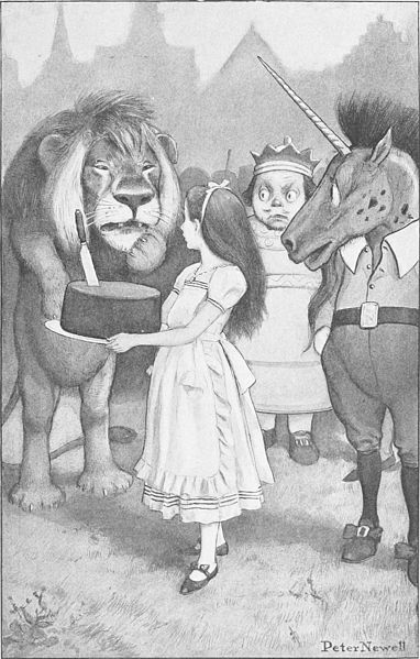 File:Peter Newell - Through the looking glass and what Alice found there 1902 - page 142.jpg