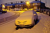 Peterborough, England, on 18 December Peterborough snow 09.jpg