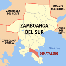 Dimataling na Zamboanga do Sul Coordenadas : 7°31'47"N, 123°21'58"E