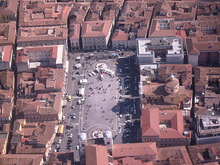 Piazza duomo aerea