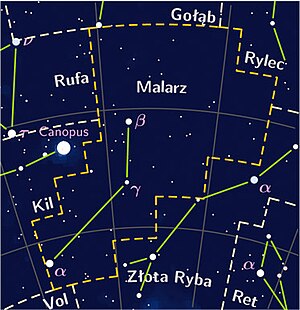 Pictor constellation PP3 map PL.jpg