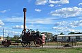 English: Steam engine on display at Pilliga, New South Wales