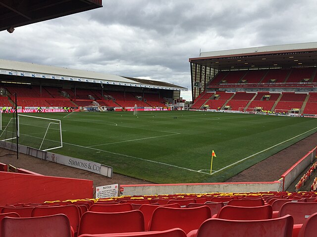 Image: Pittodrie from Block Y, May 2015