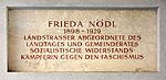 Frieda Nödl – Gedenktafel