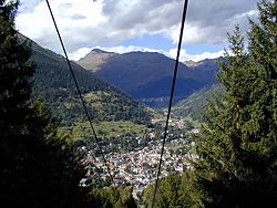 Ponte di Legno visto dalla seggiovia - Ponte di Legno 3-sentabr 2000.JPG