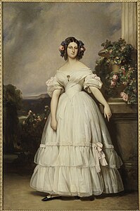 Orléansin prinsessa Clémentinen muotokuva Franz Xaver Winterhalter (Versailles) .jpg