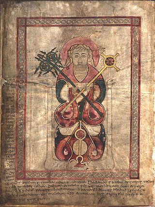 <span class="mw-page-title-main">Lichfield Gospels</span> 8th-century book containing part of the New Testament in Staffordshire