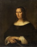 Portret van een vrouw, Govert Flinck, 1659, Koninklijk Museum voor Schone Kunsten Gent, 1914-CT.jpg