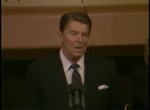 Fil: President Reagans tale til Europaparlamentet i Strasbourg, Frankrike, 8. mai 1985. webm