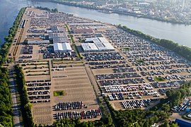 Auto terminal in hamburg