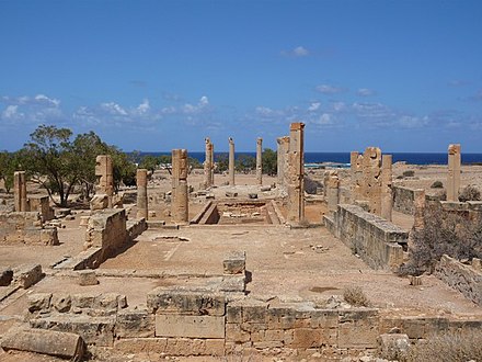 Roman ruins of Ptolemais, Cyrenaica