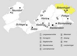 Birkenhügel – Mappa