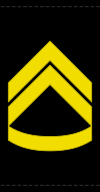 Rank insignia of korporal of the Royal Danish Navy.svg