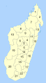 Image 3A map of Madagascar's regions (from Madagascar)