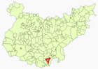 Расположение муниципалитета Рейна на карте провинции