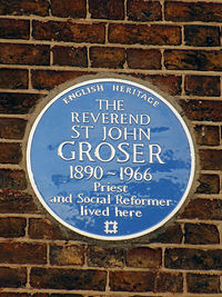 Reverend St.John Grosser - Blue Plaque.JPG
