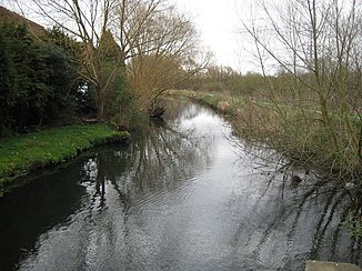 Der River Cray in Crayford Shoreham