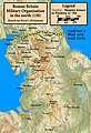 Roman Britain, Military Organisation in the north (130)