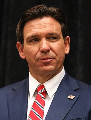 <span class="mw-page-title-main">Ron DeSantis</span> Governor of Florida since 2019