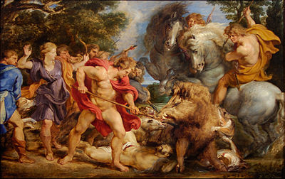 Caccia al cinghiale calidonio (Peter Paul Rubens)