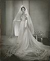 1940, Ruby Litchfield in her wedding gown