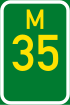 Metropolitan route M35 shield