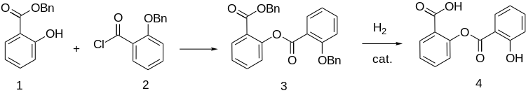 Salsalate synthesis: Salsalatesynthesis.svg