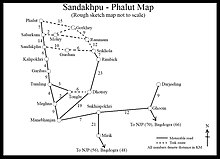 sandakphu trek from manebhanjan