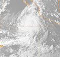 Hurricane Sandra on September 9, 1985.