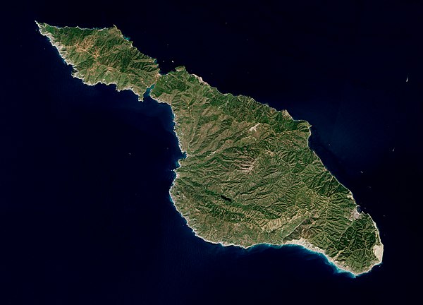 Santa Catalina Island satellite image