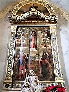 La Madonna con le ss. Agata e Caterina (1525) di Angelo d'Errico.