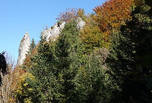 Sauzahn with summit cross