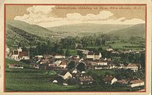 Schönberg am Kamp, Ansichtskarte um 1900