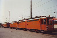 Schienenschleifzug der Frankfurter Straßenbahn