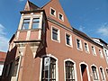 Residential house in (formerly) closed development, corner house