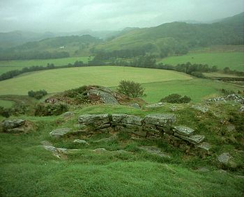 Remains of the fort at Dunadd, Kilmartin, Argyll Scotland Dunadd.jpg