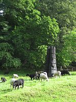 Treshold Column (1998), Sculpture at Schönthal