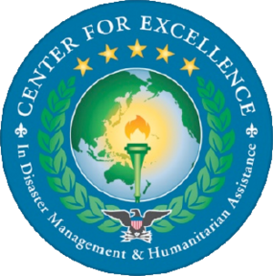 Seal of the Center for Excellence in Disaster Management and Humanitarian Assistance.png