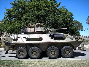 Side view of an ASLAV at the AWM in March 2008.jpg