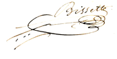 signature de Cyrille Bissette