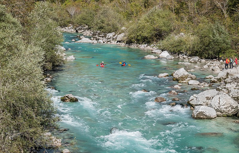 File:Soca river in Kobarid (18).jpg