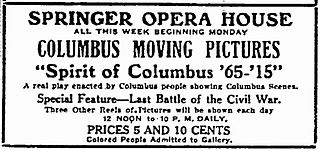 <i>Spirit of Columbus 1865–1915</i> 1915 American film