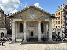 St. Paul's Covent Garden, designed by Inigo Jones and the only remaining part of the original square St Paul's Covent Garden.jpg