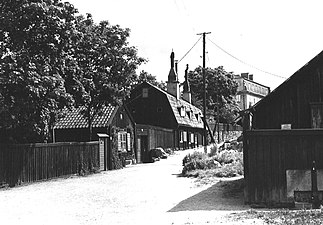 Stigbergsgatan 21 och 23, österut, 1950-tal.