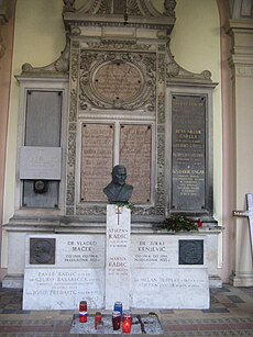 Stjepan Radic, Mirogoj Cemetery, Zagreb.jpg