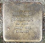 Stolperstein für Wolfgang Rimalower