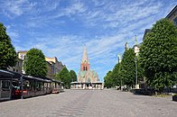 Stortorget and the Saint Nicholas Church, Örebro.jpg